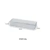 Caja Divisoria de Almacenamiento para Cajón de Cosméticos con Compartimentos Integrados para Labiales y Brochas de Maquillaje, Caja de Almacenamiento Transparente, Caja de Almacenamiento Rectangular para Cajón