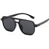 Nueva tendencia de moda 2023, gafas de sol con montura TR cuadrada de doble haz, gafas de sol polarizadas, venta al por mayor de fábrica