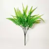 Amazon Grama Persa de Outono Planta Flor Artificial Falsa Decoração de Casamento de Outono Flor de Plástico Planta Verde Venda por Atacado