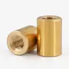Tuerca Redonda de Latón, Tuerca de Tornillo Extendida, Varilla Roscada, Conector Cilíndrico, Tapa de Tornillo M2M2.5M3M4M6 Tuerca de Apriete Manual