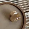 Pinza Pequeña de Garra de Acetato con Forma de Corazón para Mujer, Pasador de Princesa, Pinza de Pelo Retro Francesa, Pinza para Flequillo, Accesorio para el Cabello