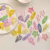 Pinza para el Pelo de Niños Color Macaron con Goteo de Aceite Pinza Dulce para Flequillo de Estudiante de Primaria Pinza Lateral Versátil de Estrella de Cinco Puntas Horquilla Accesorio para el Cabello