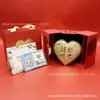 Regalos Decorativos de Alto Valor, Pasteles en Forma de Corazón, Serie Completa de Regalos de Oro Puro 999 para el Día de San Valentín Chino, Venta al por mayor desde Shuibei