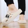Sapatos de Crocodilo de Verão Masculinos Antiderrapantes 2024 Novos Meio Chinelos Respiráveis Chinelos Preguiçosos para Dedos dos Pés Sandálias de Solado Grosso para Uso Externo