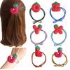 Estilo coreano Simples Morango Carta Headwear Anel de Cabelo Corda de Cabelo Corda de Cabelo AliExpress Cabelo Elástico Dos Desenhos Animados Cabelo Criativo