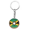 Llavero de la Serie de Donas con Bandera Más Vendido de Amazon Accesorios Colgantes Decorativos de PVC Adornos Coloridos para Bolsas