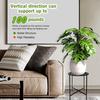 Plantas de Interior Soporte Alto Redondo de Metal para Macetas de Flores Estante Sala de Estar Balcón Interior y Exterior Metal Soporte para Almacenamiento de Plantas en Maceta
