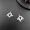 Acessórios DIY de Liga para Pendurar Contas, Conectar Pulseiras, Materiais para Joias de Grampo de Cabelo Multi-Estilo, Contas para Pendurar com Múltiplos Furos, Três Furos