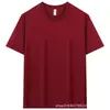 Camiseta Masculina de Algodão Desan de Verão com Manga Curta Personalizada, Secagem Rápida, Gola Redonda, Branca, Não Transparente, Camisa de Verão Estampada
