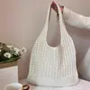 La bolsa tejida súper popular del verano para mujer, nuevo modelo 2026, estilo artístico, bolsa de playa tejida para vacaciones, bolso de hombro y cruzado