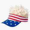 Gorra de Peluca Popular Transfronteriza para Hombres, Estilo Hip-Hop Europeo y Americano, Gorra de Béisbol Integrada Original, Sombrero de Sol de Peluca Realista Novedoso