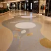 Adesivos de Chão Publicitários Personalizados Fábrica de Origem Antiderrapante Decoração de Eventos Indicadores de Orientação para Jogos Adesivos de Carro Material em Rolo Atacado