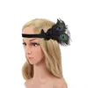 Faixa de Cabelo de Pena Europeia e Americana Acessórios de Cabelo para Festa Faixa de Cabelo para Testa Estilo Étnico Indiano Acessório de Cabeça de Pena Retrô