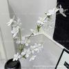 Simulação de jardim Monet branco, material para flores de auditório de casamento, plantio de flores de casamento, arte de flores Mori, chumbo de estrada, flores decorativas