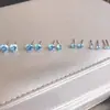 Pendientes Pequeños y Lindos con Circonia Azul Marino, Clavos Sencillos para Cartílago, Mini Pendientes, Accesorios para Orejas con Circonia de 3-6 mm