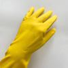 Guantes gruesos al por mayor amarillos de látex tendón de res para lavar platos domésticos impermeables de goma protección laboral sanitarios resistentes al desgaste antideslizantes