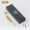 Cachimbo Retro Imitação de Ágata Porta-Cigarro Curto Portátil Haste de Cigarro de Cobre Antiga com Núcleo de Filtro Fumaça Seca Tubo de Dupla Finalidade Venda por Atacado