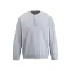 Suéter de punto casual versátil de estilo japonés moderno Rumeng, cuello Henry, corte holgado, para hombre y mujer, top casual para pareja, para otoño