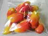 Accesorios de modelo de frutas y verduras de simulación Manzana Falsa Naranja Pera Pimiento Patata Hoja de Verdura Fotografía Suministros de Educación Preescolar