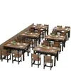 Sala de estar Hogar Mesa y Sillas Rectangulares para Comedor Comedor Mesa Sencilla Apartamento Pequeño Desayuno Restaurante Tienda de Snacks Combinación de Mesa y Sillas