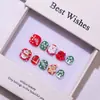 [Uñas Portátiles para Niños] Parches de Uñas Navideñas Hechos a Mano Productos Terminados Venta al por Mayor Extraíbles Exportación Transfronteriza