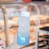 Taza de agua ins de internet, taza de agua para estudiantes, taza de agua de plástico al por mayor, taza de agua de alto valor cromático, botella de agua de gran capacidad, taza acompañante para hombres y mujeres
