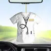 26 Novos Estilos de Uniforme de Enfermeira Pingente de Carro Decoração de Árvore de Natal Acessórios de Chaveiro de Acrílico Presente