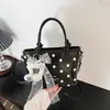 Bolsa de Verão Transfronteiriça Super Quente de Nicho com Bolinhas Feminina 2026 Nova Moda Versátil Bolsa Transversal Bolsa de Mão para o Dia a Dia