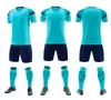 Novo conjunto de uniforme de futebol de verão para jogos de futebol, adequado para adultos e crianças, personalizável com números, jersey de manga curta de secagem rápida para equipe