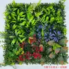 50*50 Planta Verde Artificial Combinación de Empalme Pared de Plantas Decoración de Pared Pared de Fondo Paisajismo Estéreo Venta Caliente Transfronteriza Césped