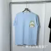 Casa Casablanca Manga Corta Versión Auténtica Ins Marca de Nicho Trendy Europea y Americana Algodón Casual High Street Camiseta de Algodón Corte Holgado Verano