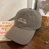 Gorra de Béisbol Blanca para Niños Primavera y Otoño Verano Delgada Moderna Marca Nicho Moda Japonesa Parasol Gorra Bordada con Letras