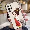 Adecuado para funda de teléfono Samsung S25Ultra A16 cubierta protectora S24 chica linda TPU suave S26PLUS alto valor estético