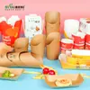 Caja de Papel Kraft Desechable Forma de Barco Comercial para Snacks de Pollo Frito y Piel de Camote Papas Fritas Brochetas Fritas Barbacoa Caja de Empaque Forma de Barco Caja de Almuerzo