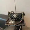 Bolso de mujer de moda transfronterizo, estilo único de verano nuevo, bandolera retro de lunares de nicho moderno, bolso de hombro