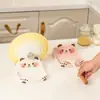 Suporte de tampa de panela de gato de desenho animado, suporte de panela para bancada, organizador de tábua de corte de cozinha, armazenamento multifuncional de tampas de panela para mesa