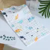 Fabricantes venta al por mayor gasa de seis capas de algodón puro toalla para niños de alta densidad babero para bebé recién nacido toalla estampada para lavar la cara para niños