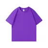 Camiseta de Algodón Puro Pesado de 240g Estilo Hip-Hop Street Dance Corte Holgado Hombro Caído Manga Corta Logo Estampado Algodón Puro Ropa de Práctica de Baile