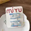 Nuevo Clip Bb para Flequillo Estilo Niña Dulce Versátil con Lazo Pasador Lateral Bordado de Niña Accesorio para el Cabello