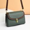 Bolso cuadrado pequeño para mujer, bandolera retro de moda 2023, bolso de hombro con contraste de color, bolso cruzado sencillo y combinable.