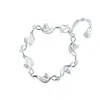 Nueva Tendencia Nacional Pulsera de Filigrana de Plata Pura 990 Flor del Valle, Estilo Fresco y Sencillo, Plata Pura Finamente Elaborada con un Toque de Lujo, Popular en Transmisiones en Vivo