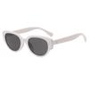 2024 Nueva Moda protección solar cara pequeña alta gama ojo de gato europeo y americano gafas de sol retro gafas de sol modernas personalizadas para mujer