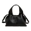 Bolsa Nuvem Dumpling Feminina Transfronteiriça, Bolsa de Mão Tendência e Popular, Bolsa de Ombro, Design de Nicho, Bolsa Transversal Plissada
