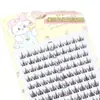 Ciervo Soñador Trilogía Perezosa 10 Filas Gran Capacidad Pestañas Postizas Negras de Tallo Fino Suave Densas Naturales en Racimo Único Manga Deseo Puro para Mujeres