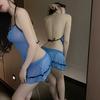 Lencería Sexy Cheongsam Uniforme Tentación Cama Provocación No Necesita Quitarse Set Pasión Sexy Pijama 1209