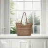 Bolsa Tote Versátil de Grande Capacidade Nova para o Verão 2026 Bolsa de Ombro para Férias na Praia Bolsa de Braço Fashion