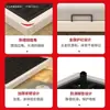 Cama flotante moderna minimalista de hierro forjado, cama de hierro engrosado para dormitorio principal, cama doble con base de listones estilo tatami, cama suspendida sin ruido