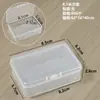 Caja de Embalaje de Plástico Transparente Caja de Exhibición de Muestras de Herramientas de Ferretería Caja de Embalaje de Piezas Organizador de Accesorios Caja de Almacenamiento de Tarjetas