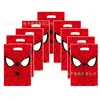 Decoración de Fiesta de Cumpleaños con Tema de Nuevo Marvel Araña Roja Bandera Vaso de Papel Servilleta Plato de Papel Mantel Fiesta