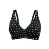 Sujetador Transfronterizo sin Costuras con Estampado de Leopardo para Mujer, Inalámbrico, Holgado y Cómodo, de Cobertura Completa, Sujetador de Soporte Suave tipo Gelatina